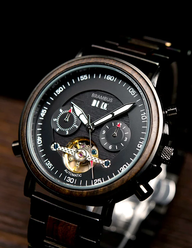 Montre en Bois Fait à la Main