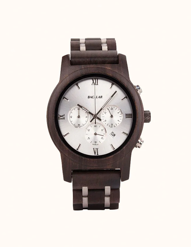 Montre Analogique en Bois – Image 2
