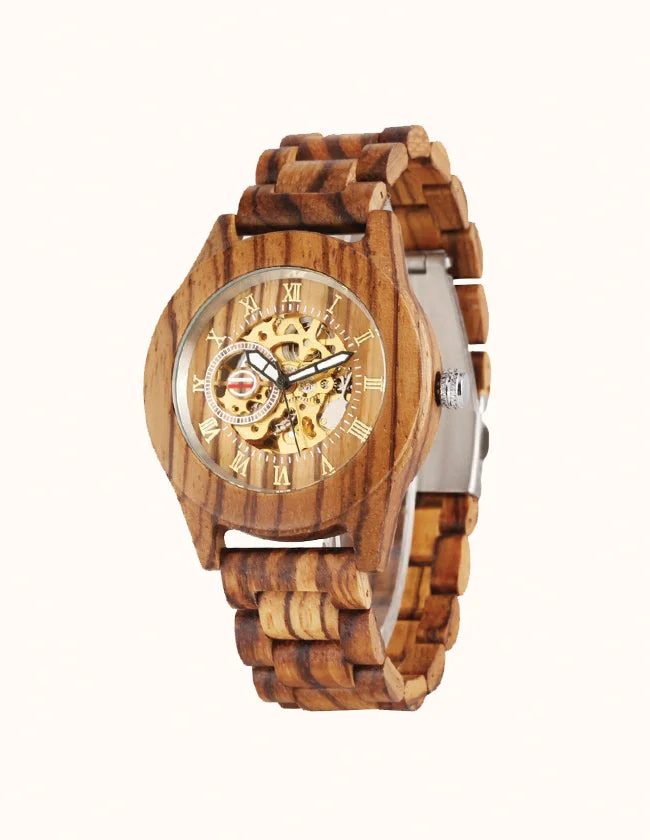 Montre en Bois Rustique