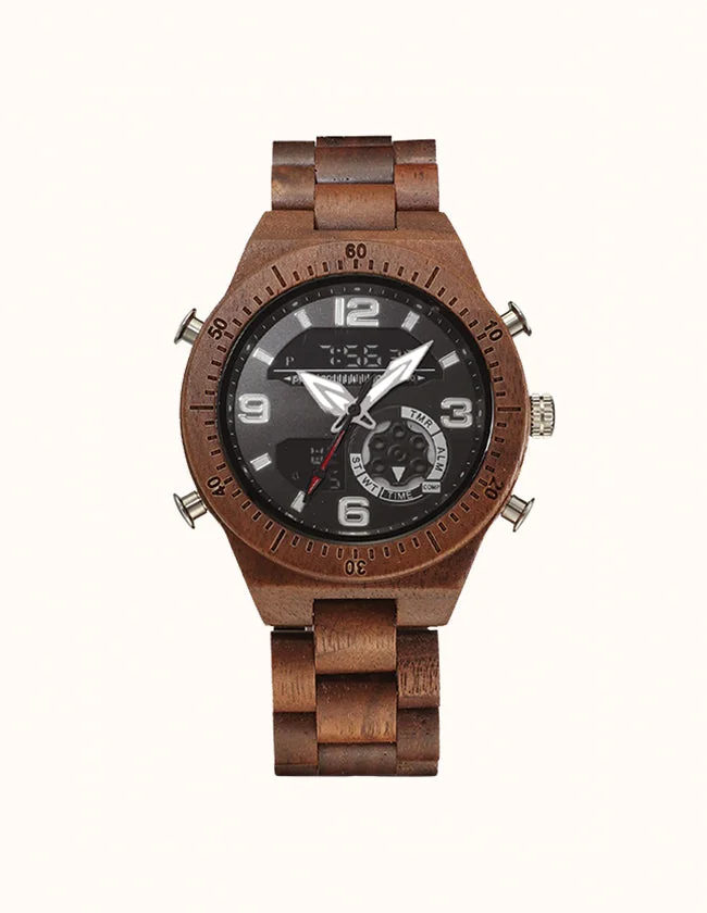 Montre en Noyer