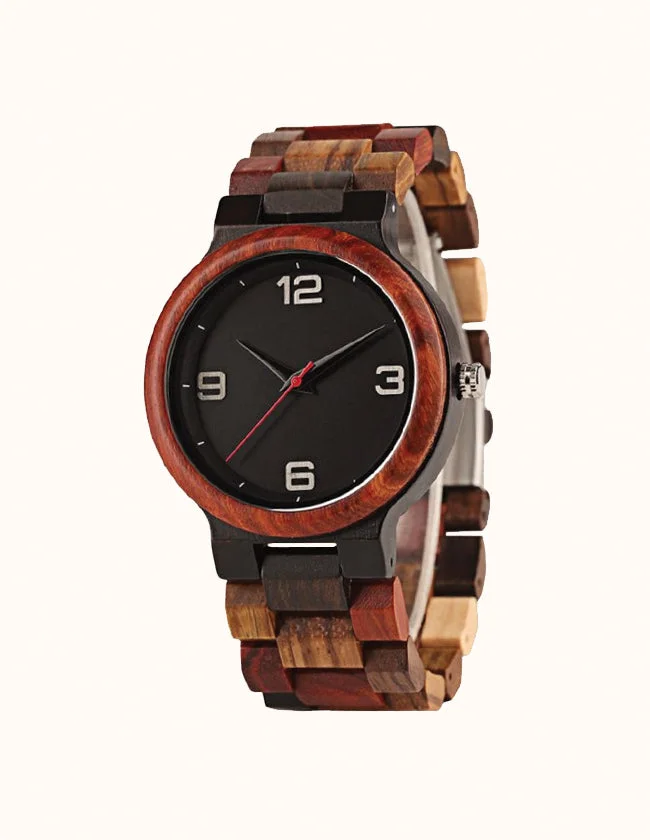 Montre en Bois Multicolore – Image 3
