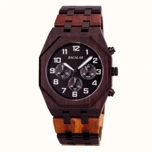 Montre Hexagonale en Bois