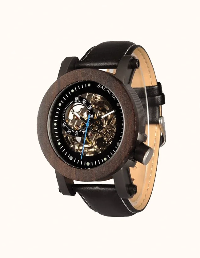 Montre Mécanique en Bois