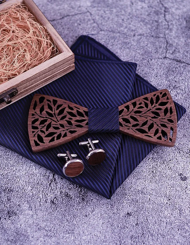 Détails du Coffret Nœud Papillon Ajouré