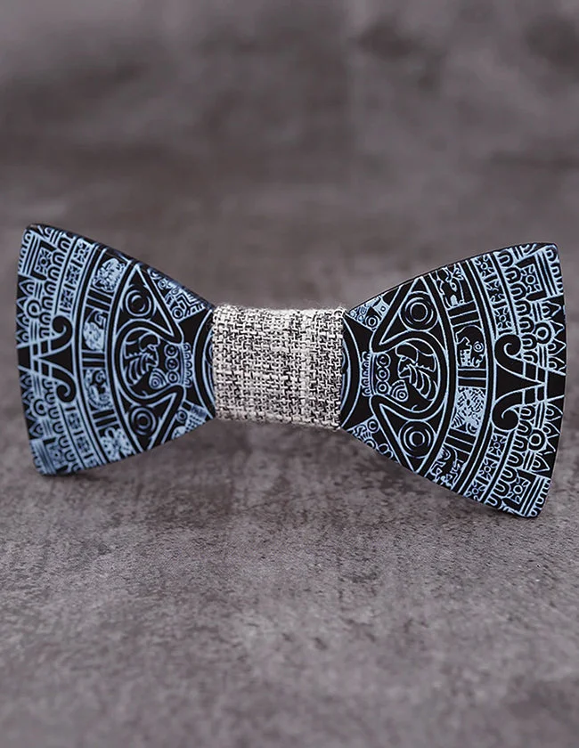 Détails du Nœud Papillon en Bois