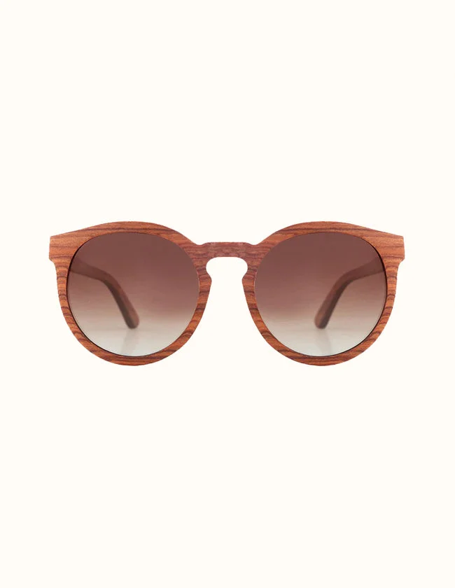 Lunettes en Bois Rouge