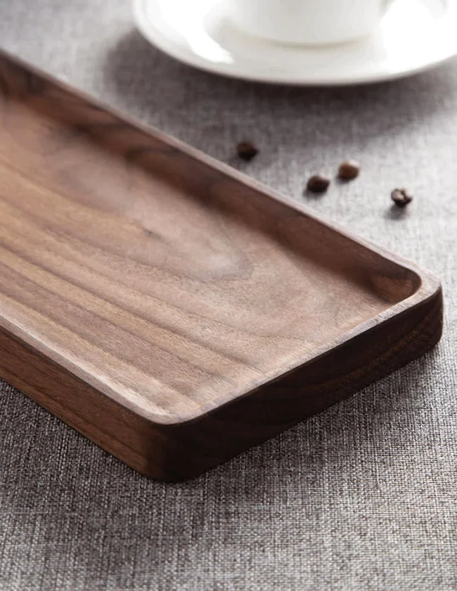 Plateau de service en bois brut