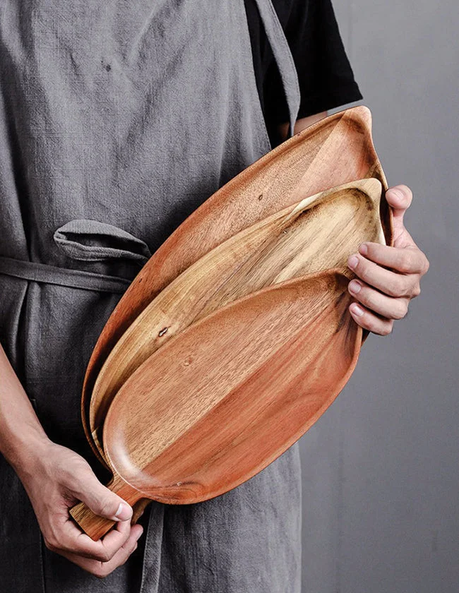 Plateau de Service en Bois Brut