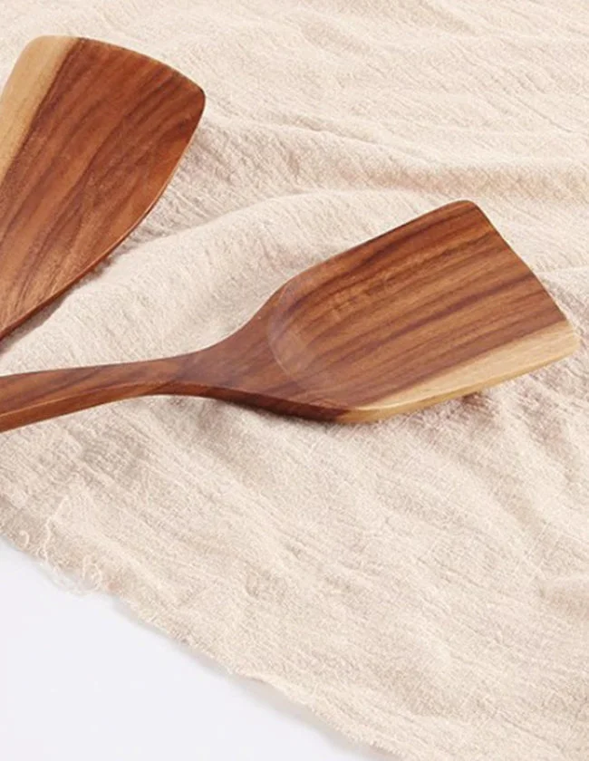 Spatule professionnelle en bois renouvelable